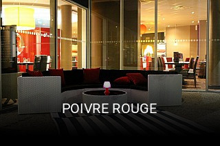 POIVRE ROUGE heures d'affaires