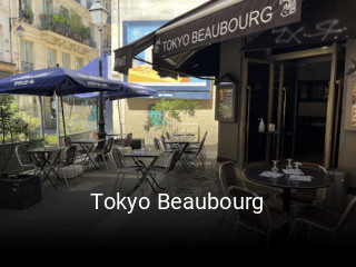 Tokyo Beaubourg plan d'ouverture