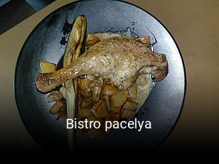 Bistro pacelya plan d'ouverture