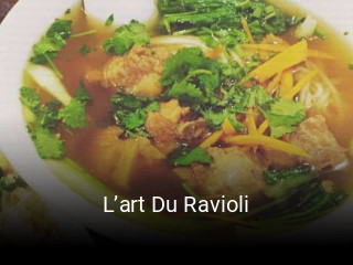 L’art Du Ravioli heures d'affaires