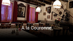 A la Couronne plan d'ouverture