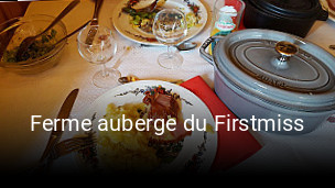 Ferme auberge du Firstmiss ouvert