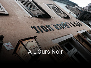 A L'Ours Noir plan d'ouverture