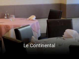 Le Continental ouvert