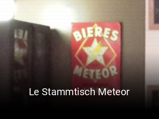 Le Stammtisch Meteor ouvert