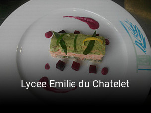 Lycee Emilie du Chatelet ouvert