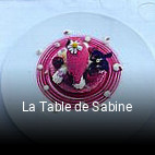 La Table de Sabine ouvert