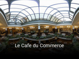 Le Cafe du Commerce plan d'ouverture