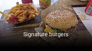 Signature burgers heures d'ouverture