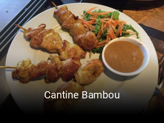 Cantine Bambou heures d'affaires