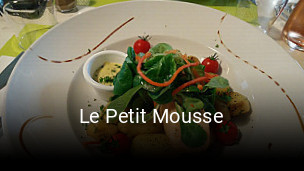 Le Petit Mousse heures d'ouverture