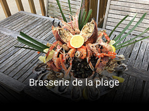 Brasserie de la plage plan d'ouverture