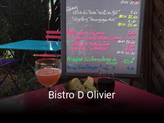 Bistro D Olivier plan d'ouverture