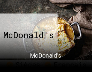 McDonald's heures d'ouverture