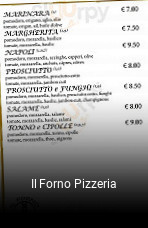 Il Forno Pizzeria heures d'ouverture