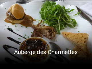 Auberge des Charmettes heures d'ouverture