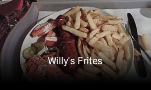 Willy's Frites plan d'ouverture