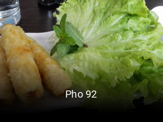 Pho 92 ouvert