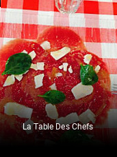 La Table Des Chefs plan d'ouverture