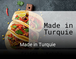 Made in Turquie plan d'ouverture