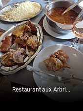 Restaurant aux Arbrisseaux plan d'ouverture