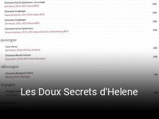 Les Doux Secrets d'Helene heures d'ouverture