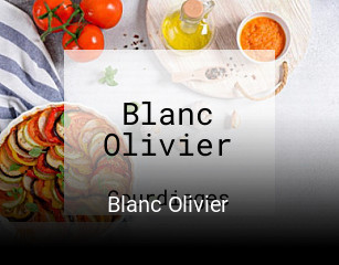 Blanc Olivier ouvert