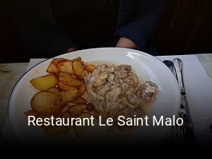 Restaurant Le Saint Malo ouvert