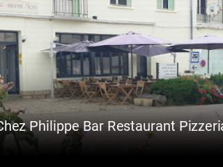 Chez Philippe Bar Restaurant Pizzeria heures d'affaires