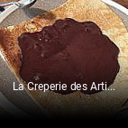 La Creperie des Artistes plan d'ouverture