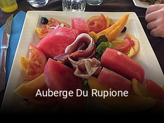 Auberge Du Rupione plan d'ouverture