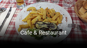 Cafe & Restaurant plan d'ouverture