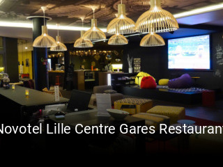 Novotel Lille Centre Gares Restaurant heures d'ouverture