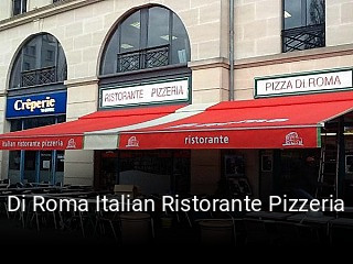 Di Roma Italian Ristorante Pizzeria plan d'ouverture