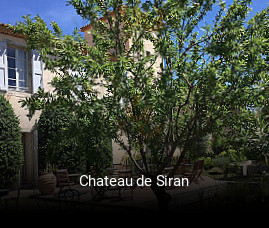 Chateau de Siran heures d'ouverture