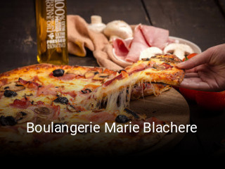 Boulangerie Marie Blachere plan d'ouverture