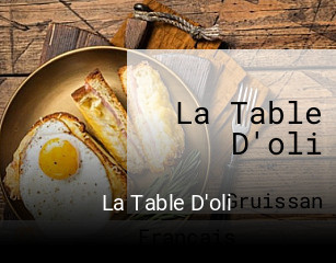 La Table D'oli ouvert