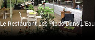 Le Restaurant Les Pieds Dans L'Eau ouvert