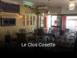 Le Clos Cosette plan d'ouverture