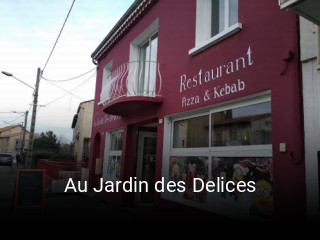 Au Jardin des Delices heures d'ouverture