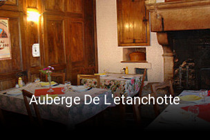 Auberge De L'etanchotte ouvert