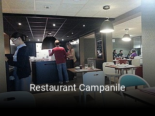 Restaurant Campanile plan d'ouverture