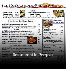 Restaurant la Pergola ouvert