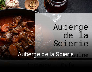 Auberge de la Scierie heures d'affaires