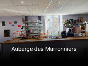 Auberge des Marronniers plan d'ouverture