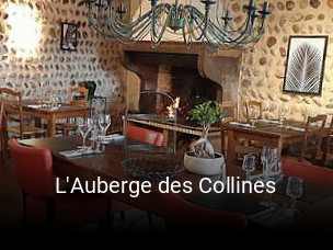 L'Auberge des Collines heures d'ouverture