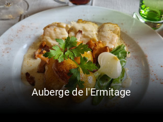 Auberge de l'Ermitage heures d'affaires