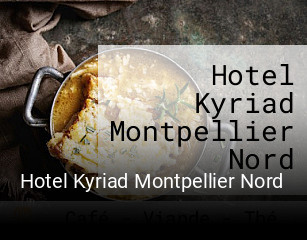 Hotel Kyriad Montpellier Nord plan d'ouverture