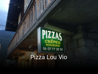 Pizza Lou Vio heures d'ouverture