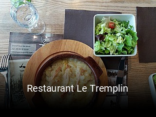 Restaurant Le Tremplin plan d'ouverture